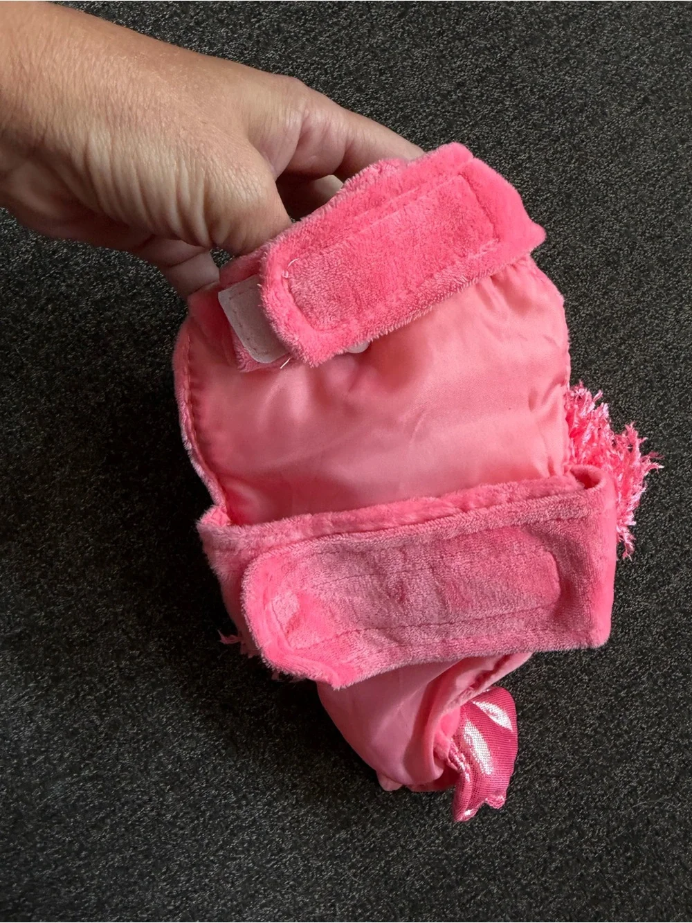 XS dog flamingo costume